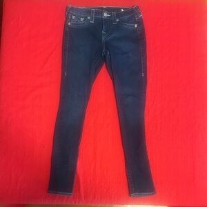 True Religion Dark Blue Women's Skinny Jeans